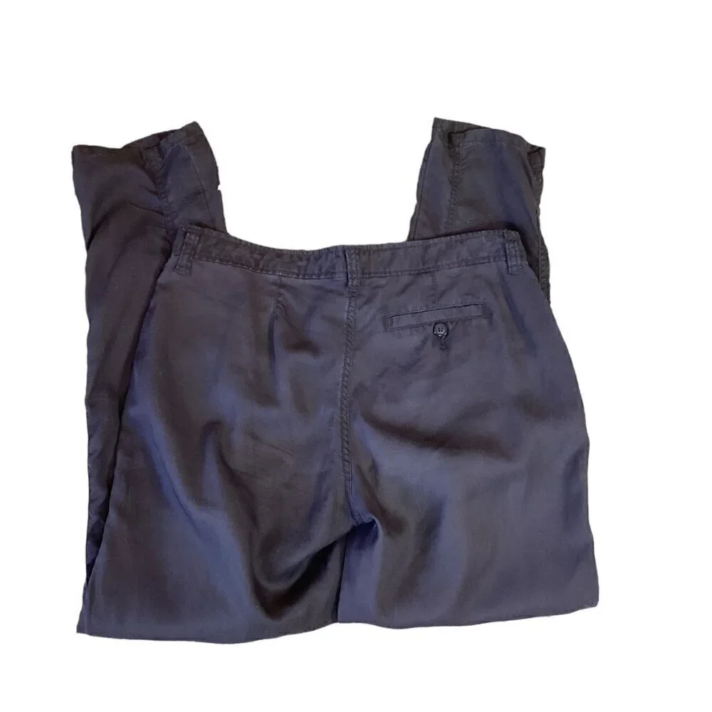 GAP‎ Lyocell Casual Pants Charcoal Gray Women's Sz 2R #299A